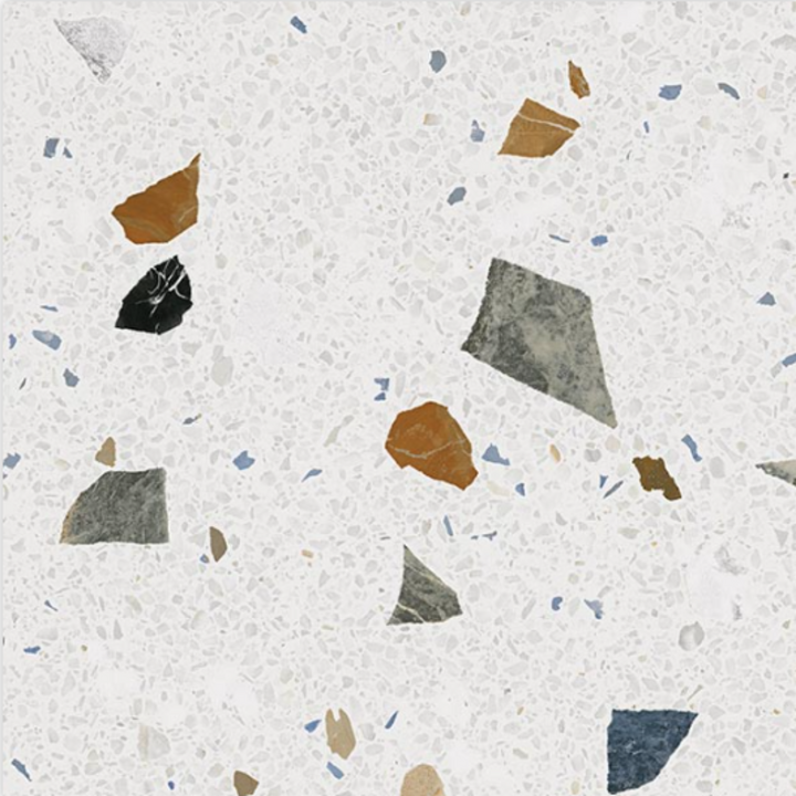 Straciatella Nacar Matt Terrazzo Effect Porcelain Tile