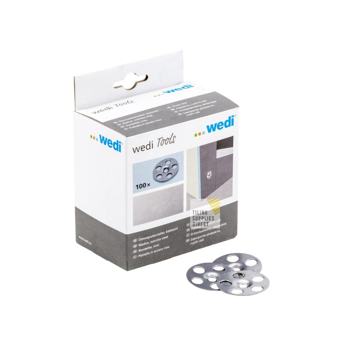 Wedi Tools Washers Galvanised Metal (100 Pack)